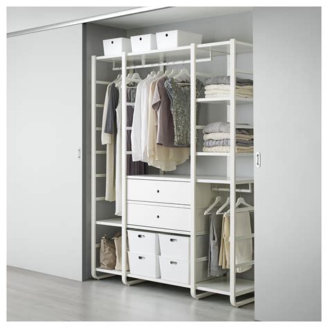 This wardrobe has plenty of space for the never-ending style changes. . Wardrobe white ikea